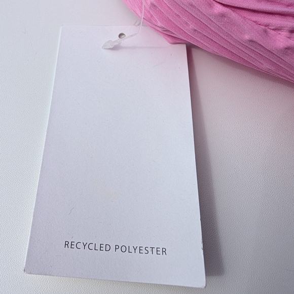 NWT COS Pink Pleated Recycle Polyester Tote Bag‎ - Picture 7 of 8